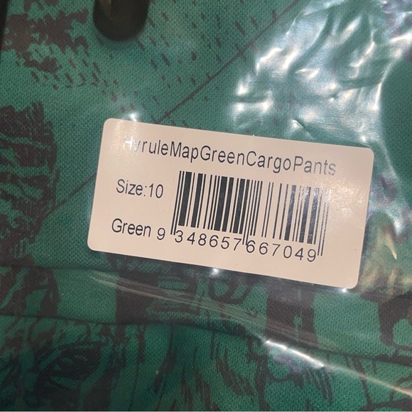 Blackmilk legend of Zelda ocarina of time hyrule cargo pants goth gothic fairy - Picture 5 of 5